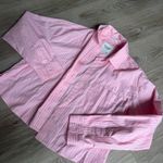 Abercrombie & Fitch  Pink Poplin Button Up Photo 0