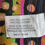 Violet+Claire  Retro Print Heart Petal Ruffle Blouse‎ Black Multi Large Photo 10