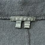 Theory  Women’s Size L Black Super Soft Drapey Open Cardigan Photo 3