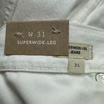 Madewell NWT Women's Superwide-Leg Jeans White Size 31 High Waist Preppy Summer Photo 7
