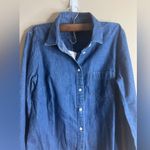 J.Crew NWT  women’s fitted denim button down size xs Photo 1