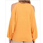 Free People  We The Free Cold Shoulder Dolman Sleeve Tee Size M Photo 3