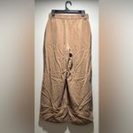 Abercrombie & Fitch wide leg pants in a brown/taupe color, women’s size M. Photo 1
