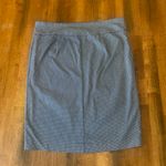 Mario Serrani  Navy and White Skirt Geometric Design Photo 5