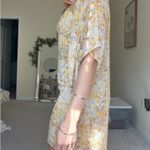 Sabo Skirt  Yellow Floral Dress Mini w/ Shaw Photo 2