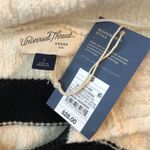 Universal Threads Universal Thread Womens Striped Cropped V-Neck Polo Sweater Ivory Black Size S Photo 3