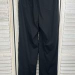Black Activewear Pants with Flared Hem Photo 1