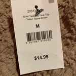 Cotton On Tan Textured Cropped Tank Top Photo 1