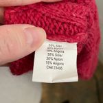 Icelandic designs red Cable Knit Sweater size medium Photo 8