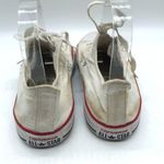 Converse  All Star Low Top Sneakers Canvas White Womens 7.5 Mens 5.5 Photo 8
