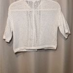 Anthropologie By XS Crochet Collared Beach Sweater Top Short Sleeve Boho Chic Photo 7