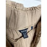 Buffalo David Bitton NEW  High Rise Shorts Tan Linen Blend Stretch Pull On Photo 1