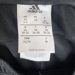 Adidas  Womens Tiro 17 Black Tapered Training Pants Sz XS Gold Stripe Track Zip Photo 7