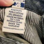 Level 99 Dark Wash Denim Back Slit Knee Length Straight Pencil Skirt Size 28 Black Photo 11