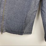 Theory Cotton Viscose Zip Up Jacket Lightweight Casual Photo 2