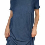 Susina Blue Denim Dress (S) Blue Photo 0