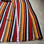 Espresso Rust Multicolored Midi Off The Shoulder Ruffled Neckline Shift Dress Size XXL Photo 4