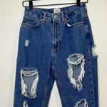 BDG  Urban Outfitters Mom High Rise Distressed Holey Denim Jeans size 25 Photo 2