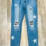 Miss Me High Rise Distressed Star Printed Mom Jeans Rise ankle skinny 29 Photo 3