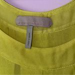 DOROTHEE SCHUMACHER Size S Silk Chiffon Tank Top Chartreuse Office Quiet Luxury Yellow Photo 3