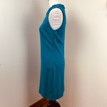 Diane Von Furstenberg  Ayanna Turkish Blue Sleeveless Sheath Dress Size 10 Office Photo 7