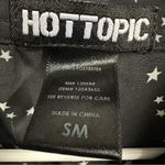 Hot Topic Stars Constellation Shark Bite Hem Oversized Button Up Blouse Small Photo 9