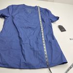 Jaanuu  Ceil Blue Scrub Top Womens Size Small Relaxed‎ V-neck Pockets J96124 NEW Photo 7