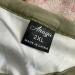 Anaya Womens Camouflage Tank Top, Green, 2xl Green Size XXL Photo 2