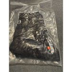 ACBikinis NWT Glossy Cheetah Print Butt Scrunch Leggings in Black Size Small Photo 2