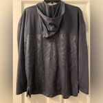 Under Armour Woman's locker emboss gray 1/4 zip hoodie Photo 1