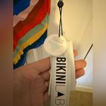 The Bikini Lab NWT Palm Springs One Piece Swimsuit Striped Plunging Size Medium Photo 2