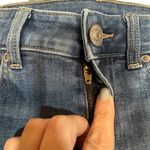 American Eagle Blue Cuffed Trim Basic Casual Denim Jean Shorts Women Sz 0 Photo 4