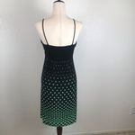Y2K vintage Kelly green polkadot midi spaghetti strap dress M Black Size M Photo 2