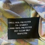 Maggie Boutique dress size 8 abstract floral faux wrap bright colorful 8… Photo 3