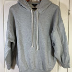 J.Crew  Gray Hoodie XS Basic Normcore Gym Workout‎ Run Walk Sweatshirt Photo 0