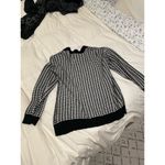 SheIn  Houndstooth black and white cardigan ladies sweater size Large Photo 1