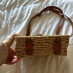 Wicker / Straw Purse Brown Photo 1
