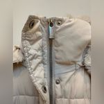 Calvin Klein  Cream Winter Heavyweight Hooded Puffer Jacket Women’s Size L NWOT Photo 1