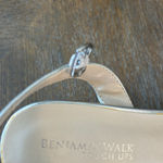 Benjamin Walk Amara Silver Strappy glitter kitten heels sandals size 8M Photo 10