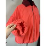 Free People Movement Outpost BomberJacket Size Small Cherry‎ Tomato Red Photo 5