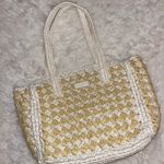 Kate Spade NEW YORK SOLD OUT High Tide Striped Raffia Medium Tote Photo 1