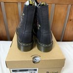 Dr. Martens 1460 32070001 Boots Women 6 Black Decayed Roses Print Ankle New Photo 1