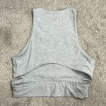 Outdoor Voices Medium Gray Slashback Cropped Tank Top Sports Bra Photo 8