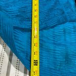 Chico's Vibrant Teal Blue Textured Jacket Blazer Tunic Sz 2 -L 12 Photo 13