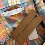 Billy T Short Sleeve Popover Dress in Picnic Plaid, Size L New w/Tag $118 Orange Size L Photo 11