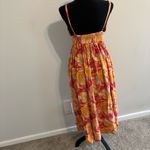 Z Supply  Charm Stained Glass Midi Dress Size Large Fun Bold Colorful Print Photo 3