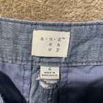 A New Day  Shorts Womens Sz 4 Chambray Blue Mid Rise Utility Pockets Casual Photo 1