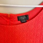 Anthropologie Deletta Embossed Orange Mini Dress Photo 6