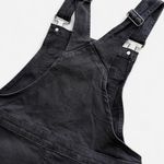 Studio Blue  Black Denim Overall Shorts Photo 5
