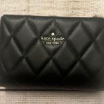 Kate Spade  Black Quilted Leather Wallet Photo 3